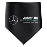 Bandana Paliacate Fórmula 1 Mercedes Benz Para Perro O Gato Color Negro