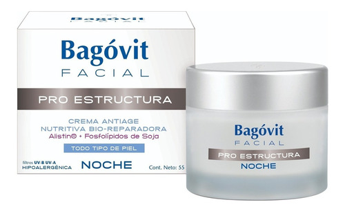 Bagovit Facial Pro Estructura Crema Noche X 55 Gr