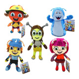 Beat Bugs 5 Personagens 15 A 20cm Kit Brinquedo Pelúcia