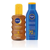 Protección Solar Nivea Bloqueador + Bronceador Spray