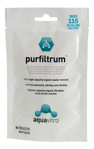 Purigen Purfiltrum 100ml Aquavitro Seachem 