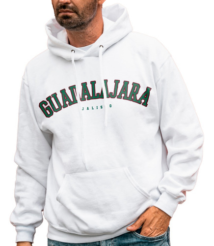 Sudadera Con Gorro Guadalajara Jalisco México Casual Urbano