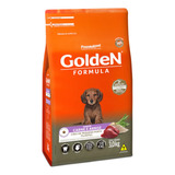 Golden Formula Cães Filhotes Pequeno Porte Carne Arroz 3kg