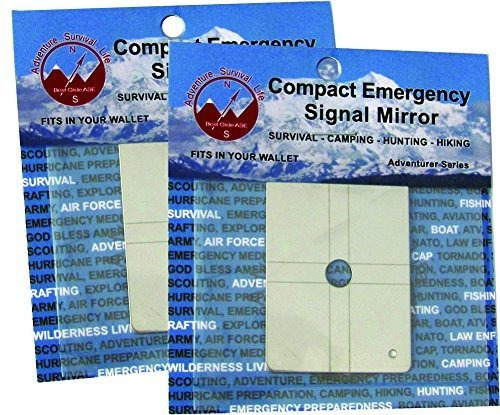 Best Glide Ase Compacto Espejo De Señal De Emergencia (2 uni