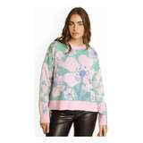 Sweater Tejido Floral Love Bremer Mujer 