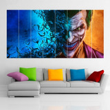 Cuadro Poliptico Joker Dc Art Xxl 192x100cm