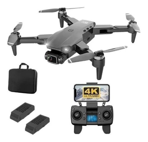 Drone L900pro 5g Gps 4k Dual Câmera Com Case 2 Bateria 