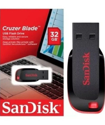 Sandisk Pen Drive 32gb Usb2.0 Flash Drive Pendrive