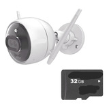 Camara De Seguridad Exterior Wifi Ip 2mp + Microsd 32gb 12v