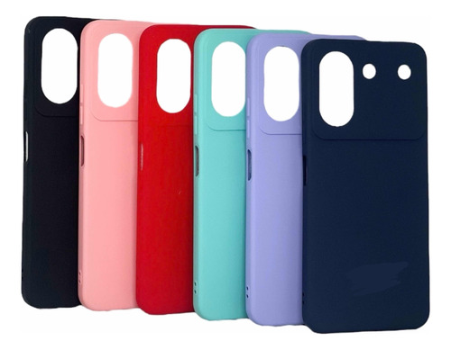 Lote De 50 Pzas Silicon Case Liso Para Samsung Moto Honor Op