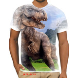 Camiseta Camisa Jurassic Park Desenho Infantil Meninio 08