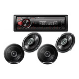 Estereo Pioneer Mvh-s215bt Bluetooth Usb Con 4 6.5 Pulgadas