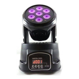 2 Mini Moving Head Wash 7 Leds 12w Rgbw Quadriled Dmx