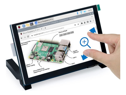 Frenove Monitor De Pantalla Táctil De 5 Pulgadas Para Raspbe