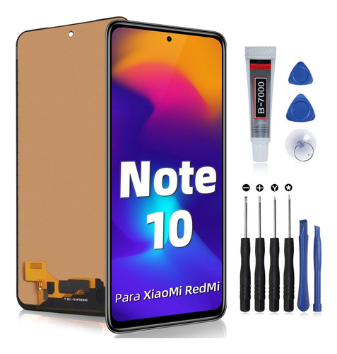 Tela Para Xiaomi Redmi Note 10 4g Note 10s 4g M2101k7bg