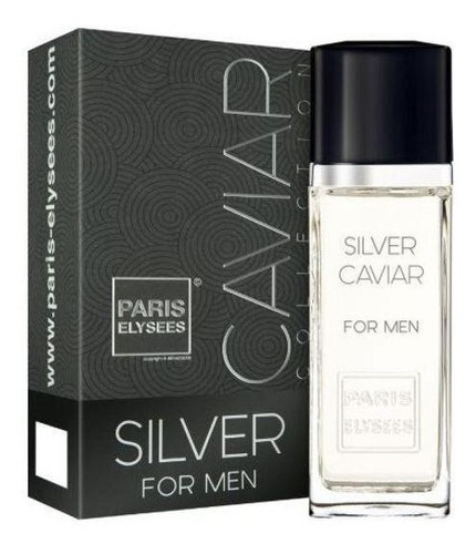 Kit Com 5 Silver Caviar P.elysees Masc.100 Ml-original