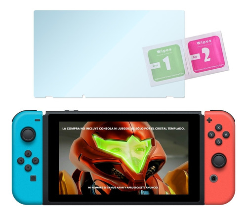 Switch Oled Lite Estandar Cristal Templado 9h Mica Pantalla