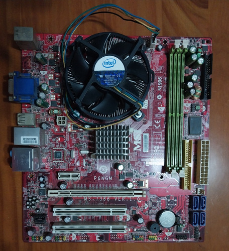 Motherboard Socket 775 Msi P6ngm + Pentium E2180