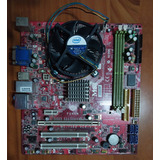 Motherboard Socket 775 Msi P6ngm + Pentium E2180