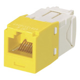 Conector Jack Rj45 Estilo Tg, Mini-com, Cat 6 Amarillo