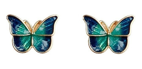 Aretes De Mariposa Suaves Y Elegantes Para Mujer Plata 925