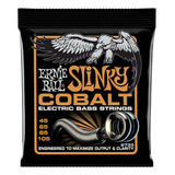 Ernie Ball Hybrid Slinky Cobalt Bass Guitar Strings, 45-105