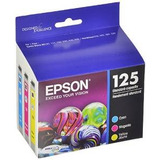 Epson Durabrite Ultra T125520 125 Inkjet Estándar Capacidad 