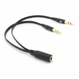 Cable Divisor De Audio Para Auriculares Y Micrófono Cy, Dobl