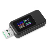 Yojock Usb Tester Multímetro Digital 4-30v 0-6.5a, Qc 3.0 Me