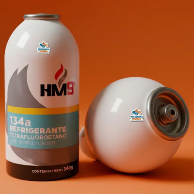 1 Pz Gas Refrigerante Clima Carro  134a 340g Valvula Check | Meses sin interés