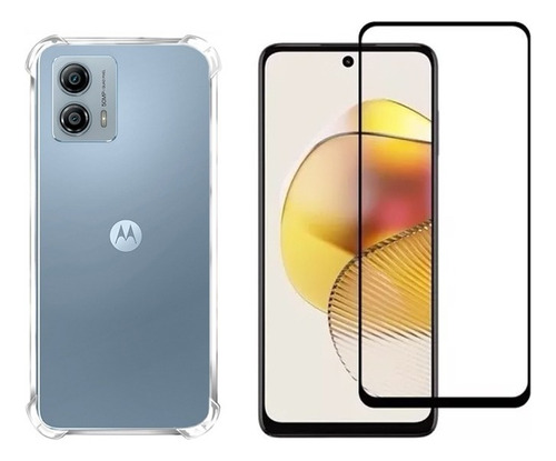 Capa Capinha Anti Impacto Para Motorola Moto G73 + Pelicula