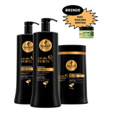 Cavalo Forte Haskell Shampoo+condicionador+mascara 1l+brinde