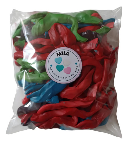 Gomita Tira Rellena Tipo Americana Ropes Granel 1.5 Kg
