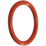 114 Silicone O-ring, 70a Del Durómetro, Rojo, 5/8  Id, 13/16