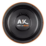 Alto Falante Woofer Triton Ak 6.0 12 Pol 3000w 2 Ohms Som Cor Laranja