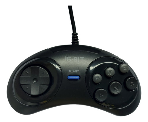 Controle Sega Mega Drive / 6 Botões Turbo - Novo