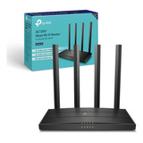 Roteador Wireless Tp-link Archer C6 Ac1200 Gigabit 100/1000 Wi-fi Dual Band Mu-mimo 1200 Mbps