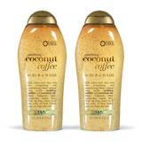 Jabon Exfoliante Ogx Body Wash Coconut & Coffee 2pz De 577ml