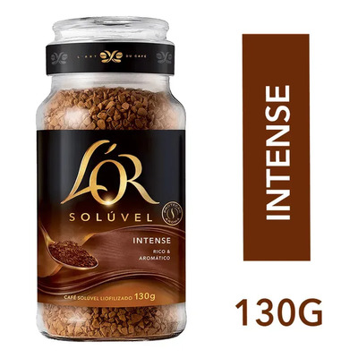 Café Solúvel Intense Liofilizado Vidro 130g L'or | MercadoLivre