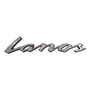 Emblema Lanos Cromado Daewoo ( Incluye Adhesivo 3m) Daewoo Lanos