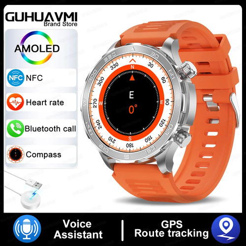 Reloj Inteligente Nfc Bluetooth Call Gps Sport A Prueba De A