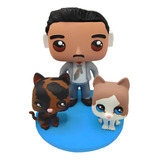 Funko Pop Personalizado Con 2 Mascotas Y Caja