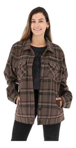 Chaqueta Pesquera Tartan Mujer Buffalo