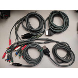 4 Cables De Componente Casero Para Xbox Clasico