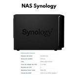 Servidor Nas Synology Ds412+ Com 4 Baias +3hds De 4tb