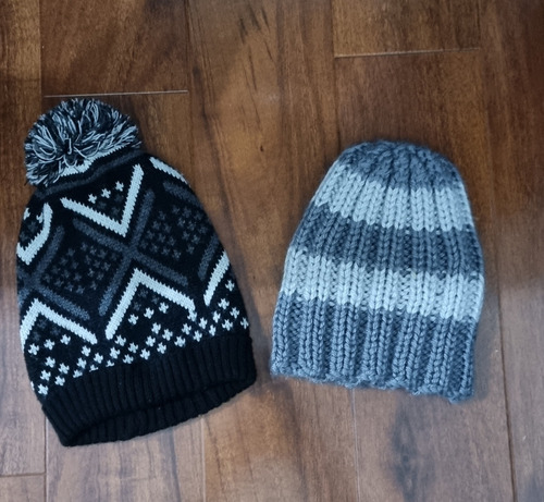 Gorro X 2 Lana Niño(mimo Rusty Cheeky Grisino Pioppa Wanama)