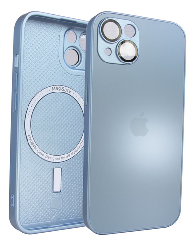 Capa Case Magsafe P/ iPhone 11 Pro Ou 12 Pro - Azul Celeste