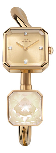 Relógio Technos Feminino Crystal Dourado - 751aa/1d
