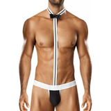 Cueca Fantasia Sexy Jockstrap Fio Dental Gravata Lgbt Gay 