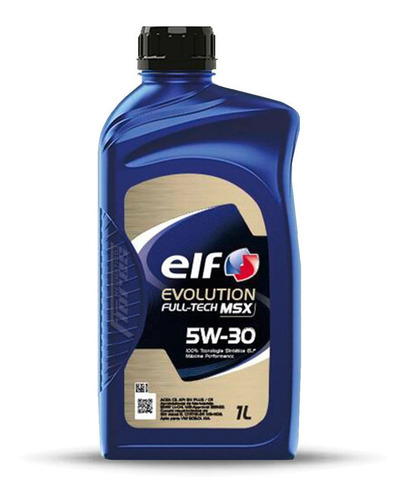 Aceite Elf Evolution Fulltech Msx 5w30 Sintetico 1 Litro